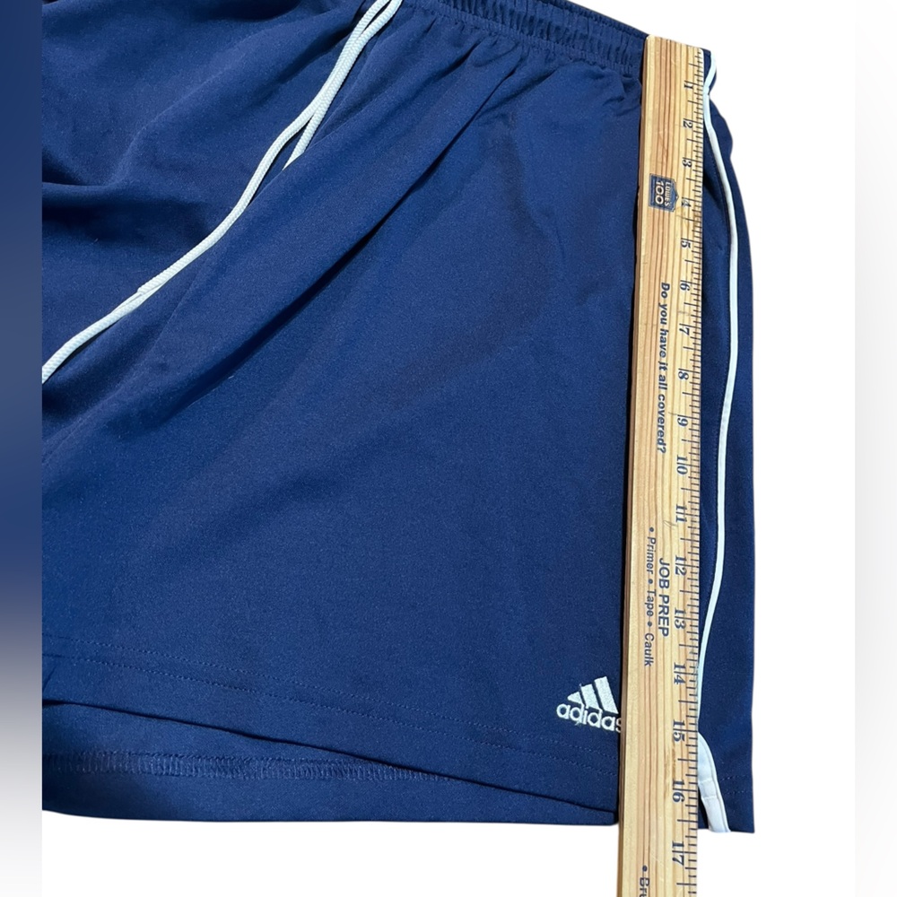 adidas women’s size extra large Navy Blue Athletic Shorts with White Trim - Picture 6 of 8